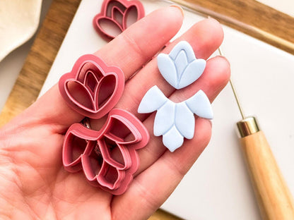 Floral Clay Earring Cutter Set - Fabled Cutters