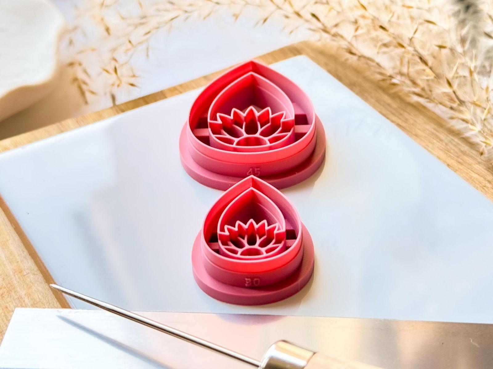 Floral Clay Earring Cutter Set of 2 - Fabled Cutters