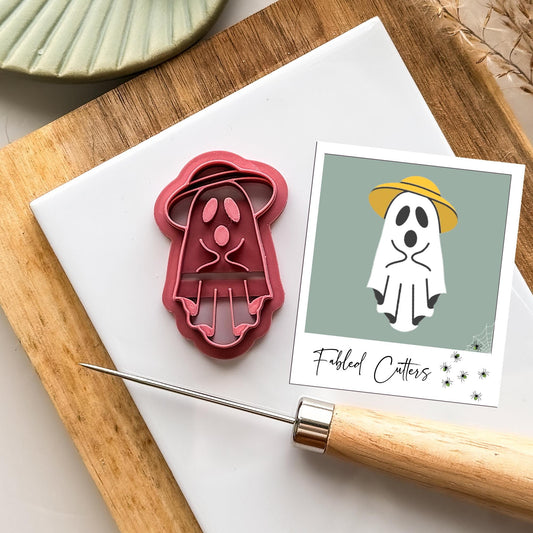 Ghost Clay Cutter, summer ghost themed cutter for use with polymer clay, cute ghost clay cutter, summer ghost, various sizes, UK made-Gothic / Alt Cutters