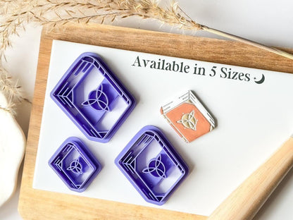 Gothic Spell Book Clay Cutter - Imprint - Fabled Cutters