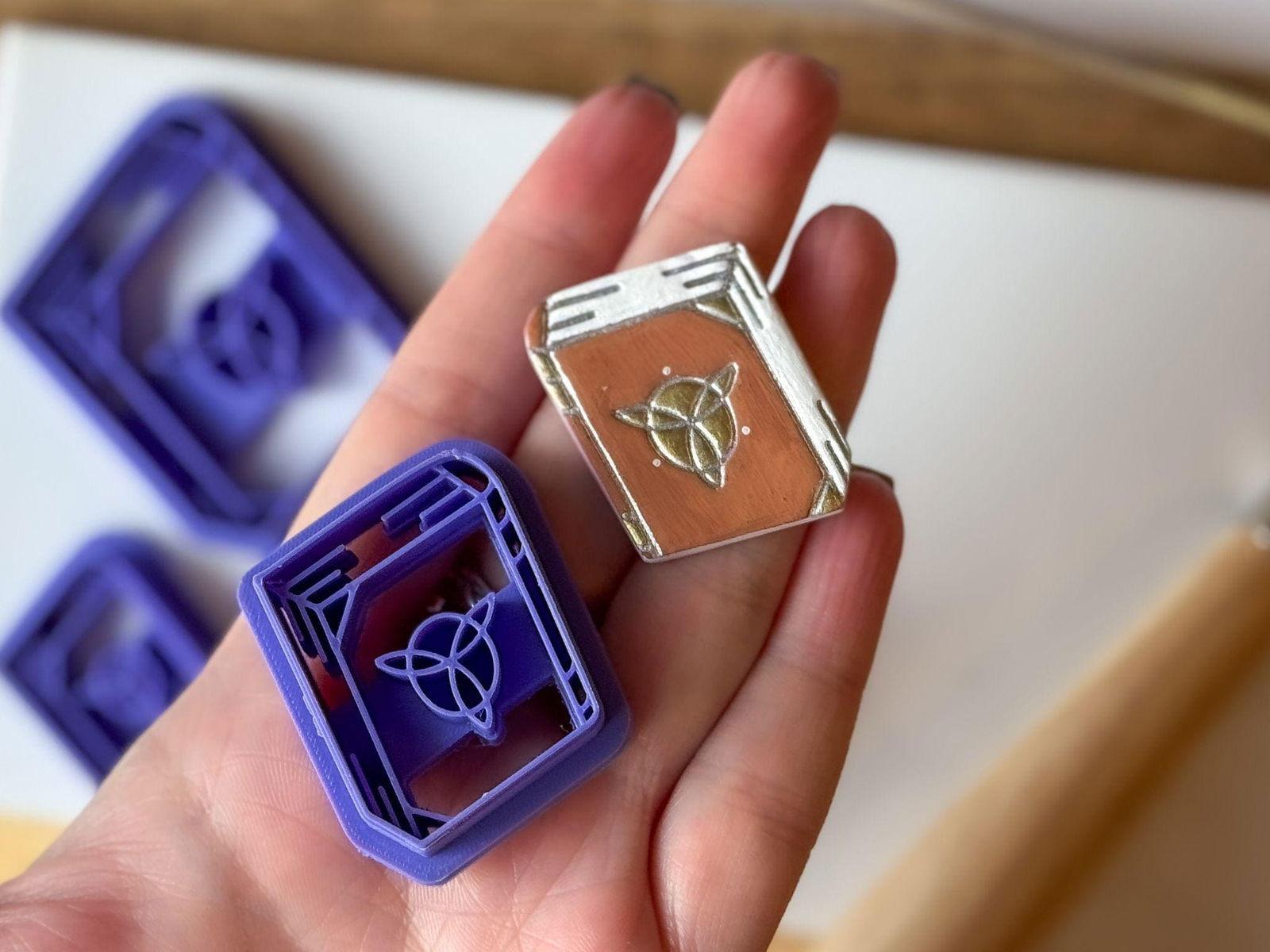 Gothic Spell Book Clay Cutter - Imprint - Fabled Cutters