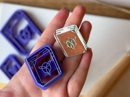Gothic Spell Book Clay Cutter - Imprint - Fabled Cutters