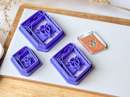 Gothic Spell Book Clay Cutter - Imprint - Fabled Cutters