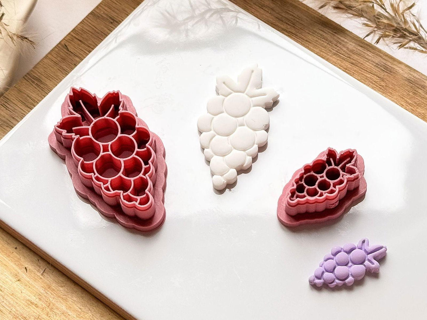 Grape Bunch Polymer Clay Cutter - Fabled Cutters
