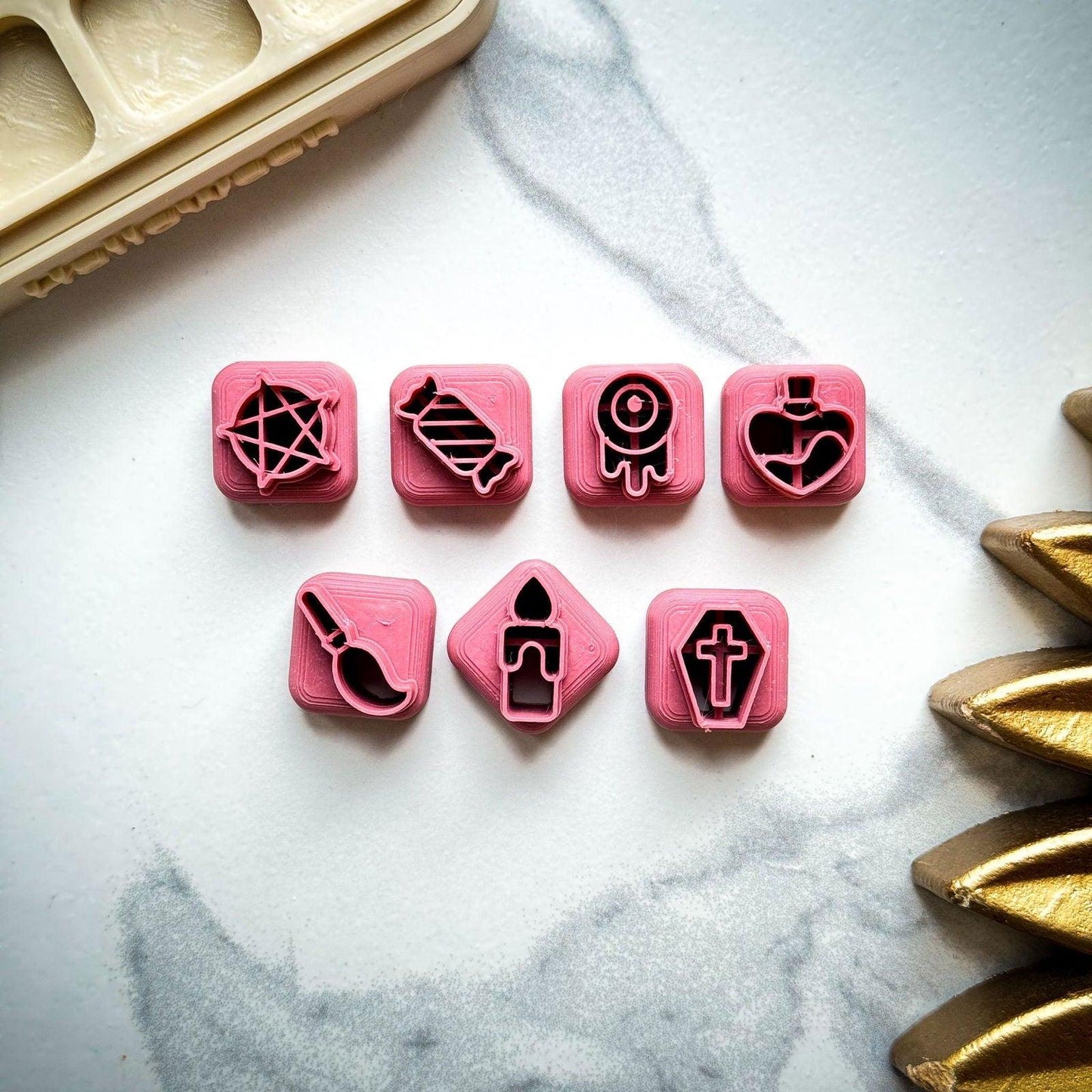 Halloween Stud Clay Cutters - Set & Individual Cutters - Fabled Cutters