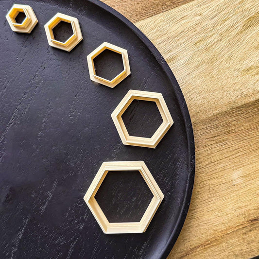 Hexagon Polymer Clay Cutter - Fabled Cutters