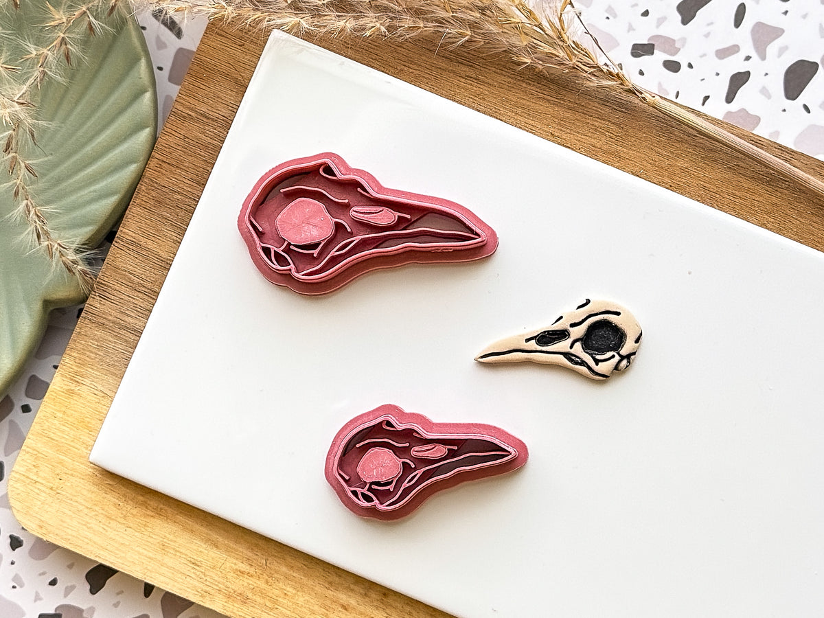Bird Skull Clay Cutter - Seconds Sale
