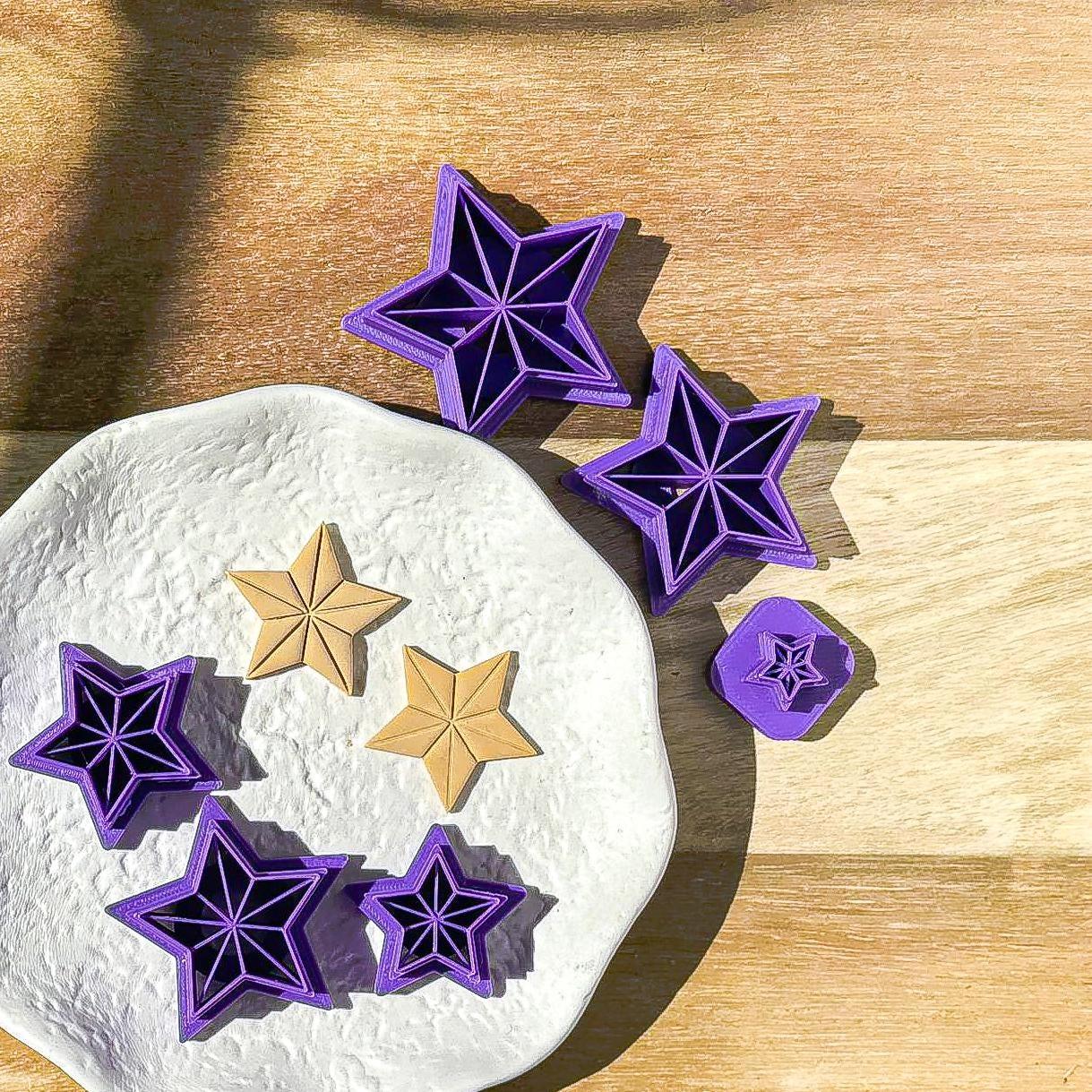 Intricate Star Polymer Clay Cutter - Fabled Cutters