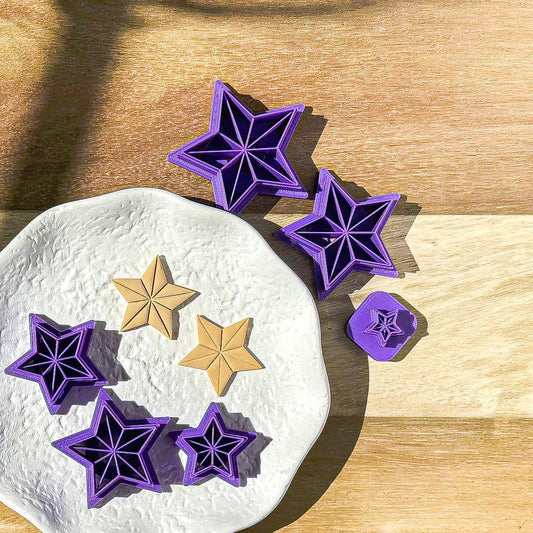 Intricate Star Polymer Clay Cutter - Fabled Cutters