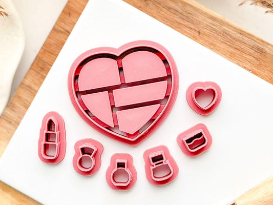 Make-up Shelf Bookcase Clay Cutter Set - Fabled Cutters