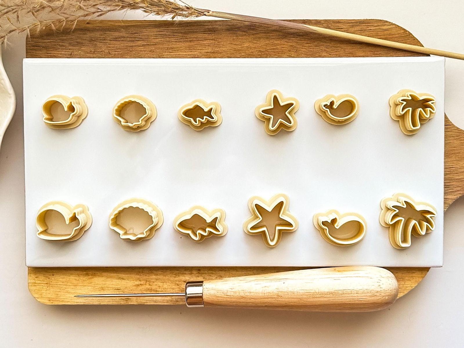 Micro Clay Cutter Set Seaside - Fabled Cutters