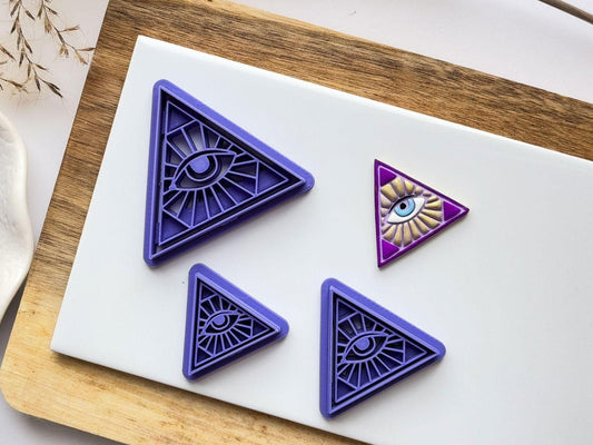 Mystical All Seeing Eye Clay Cutter - Fabled Cutters