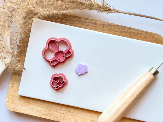 Orchid Flower Polymer Clay Cutter - Fabled Cutters
