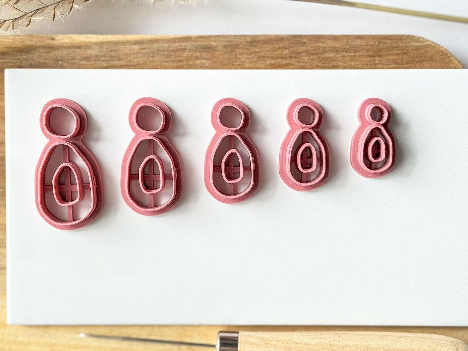 Organic Oval Donut Cutter Set - Fabled Cutters