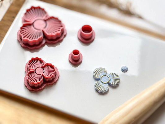 Radiant Flower Clay Cutter Set - Fabled Cutters