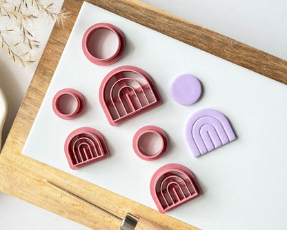 Rainbow Clay Cutter Set - 2 Piece - Fabled Cutters