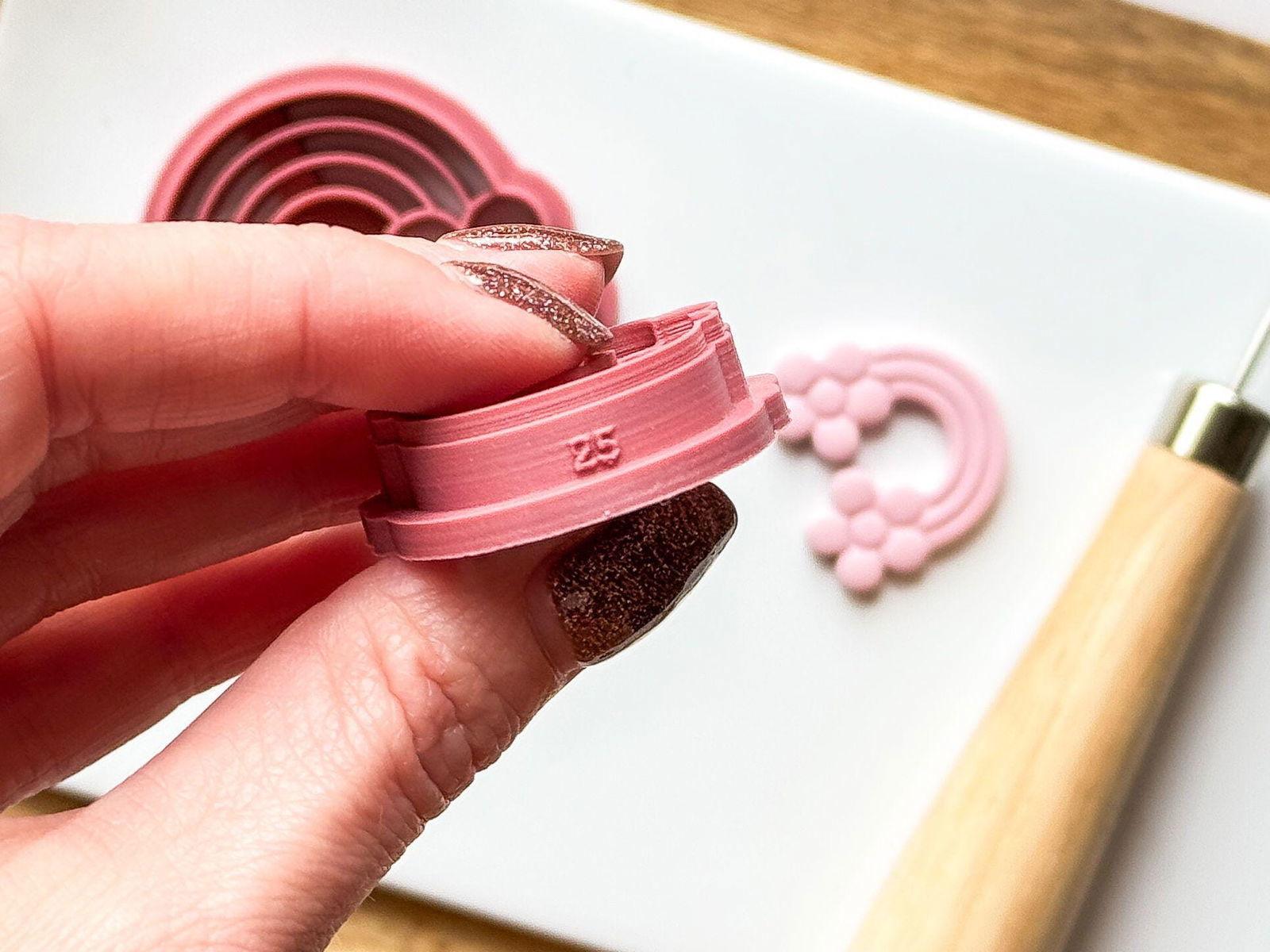 Rainbow and Flower Clay Cutter - Fabled Cutters