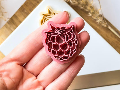 Raspberry Polymer Clay Cutter - Fabled Cutters