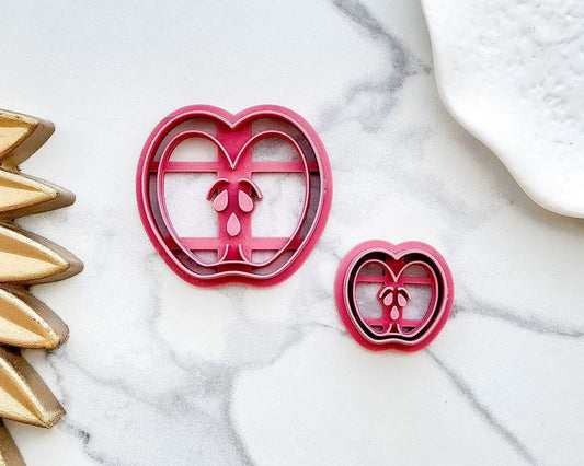 Sliced Apple Polymer Clay Cutter - Fabled Cutters