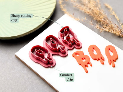 Halloween Dripping Boo Cutter