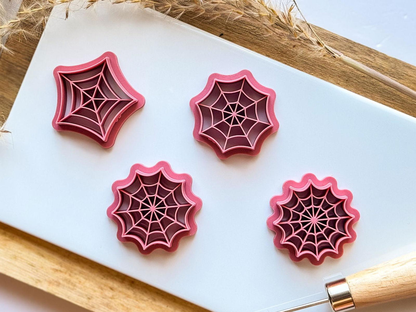 Spider Web Clay Cutter Set of 4 - Fabled Cutters