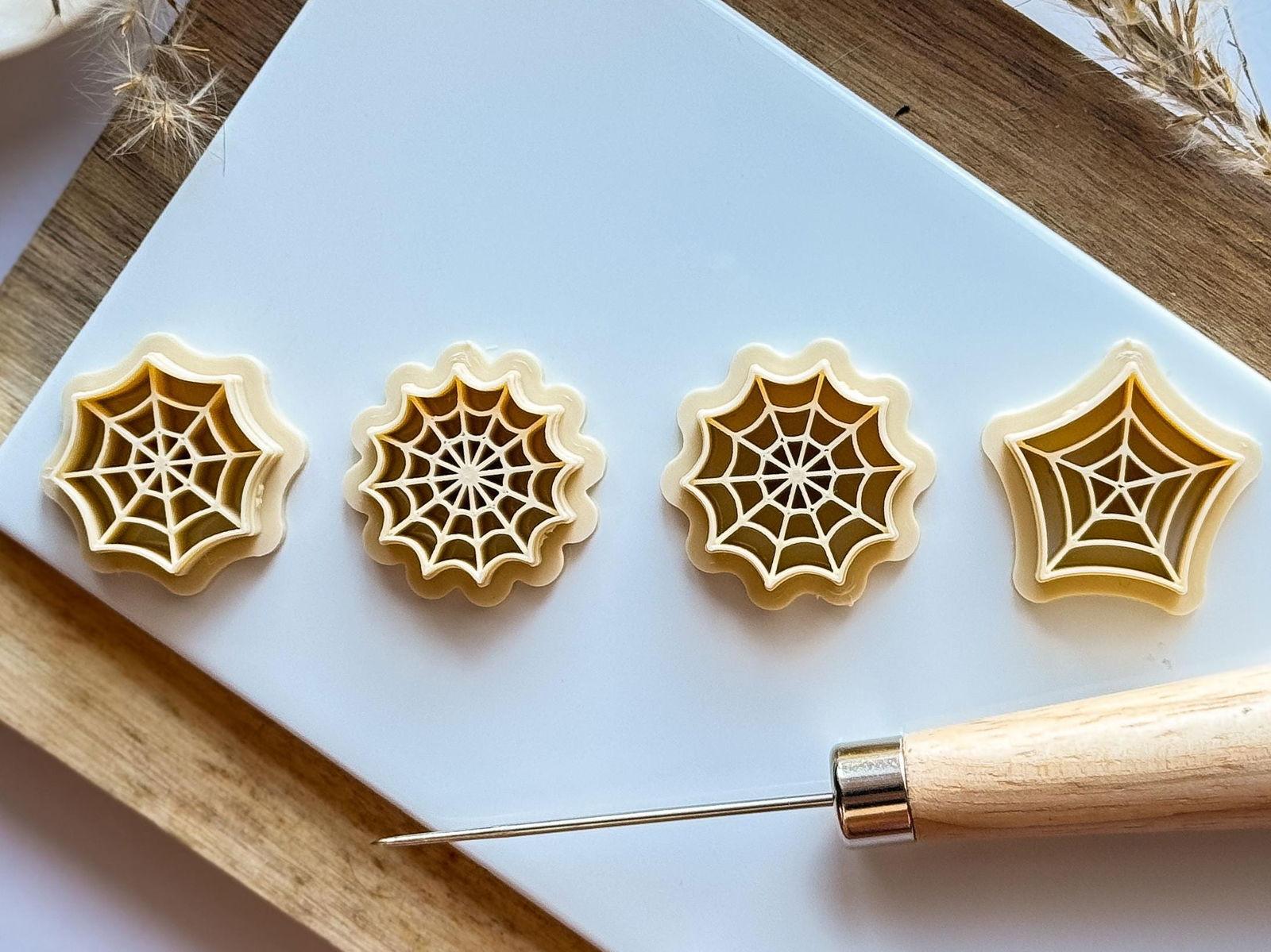 Spider Web Clay Cutter Set of 4 - Fabled Cutters