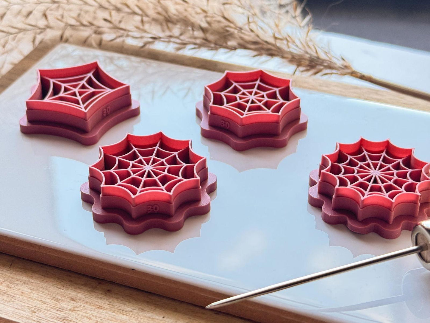 Spider Web Clay Cutter Set of 4 - Fabled Cutters