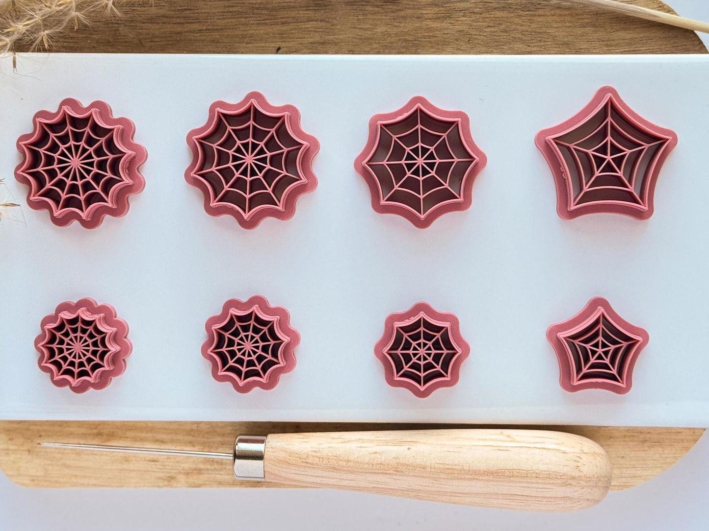 Spider Web Clay Cutter Set of 4 - Fabled Cutters