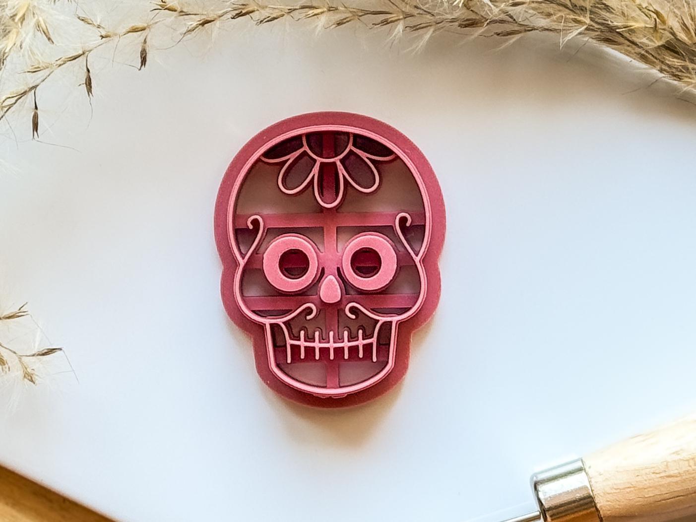 Sugar Skull Female Clay Cutter - Fabled Cutters