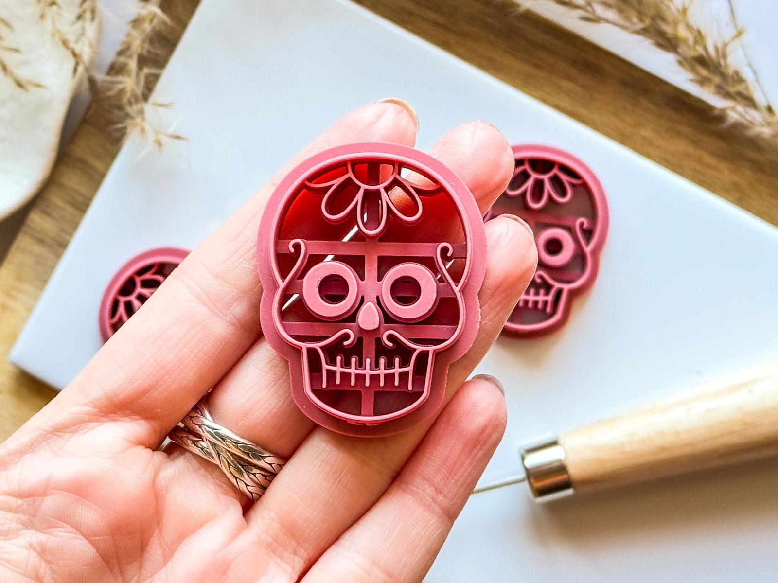 Sugar Skull Female Clay Cutter - Fabled Cutters