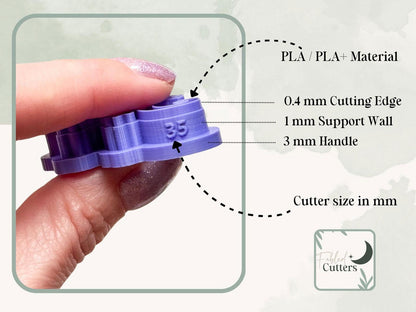 Sugar Skull Female Clay Cutter - Fabled Cutters
