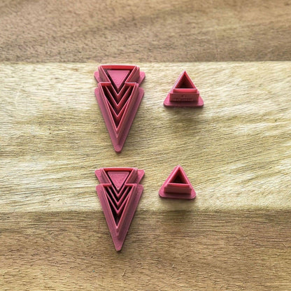 Tribal Style Inlay Polymer Clay Cutter Set - Fabled Cutters