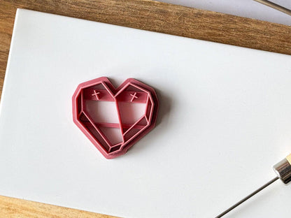 Valentines Coffin Polymer Clay Cutters - Fabled Cutters