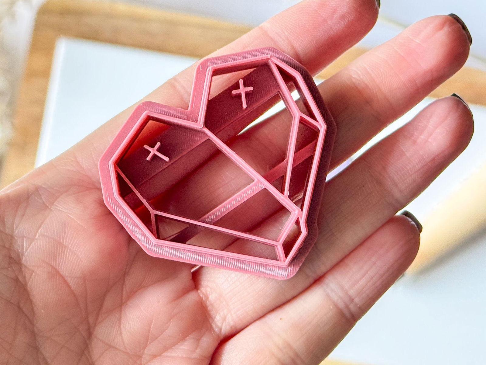 Valentines Coffin Polymer Clay Cutters - Fabled Cutters