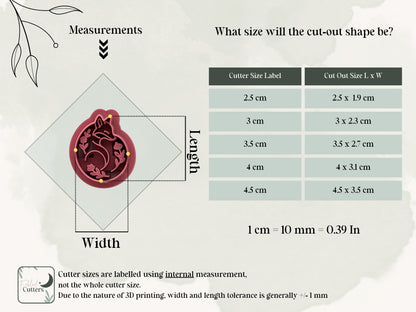 Scandi Folk Fox Clay Cutter