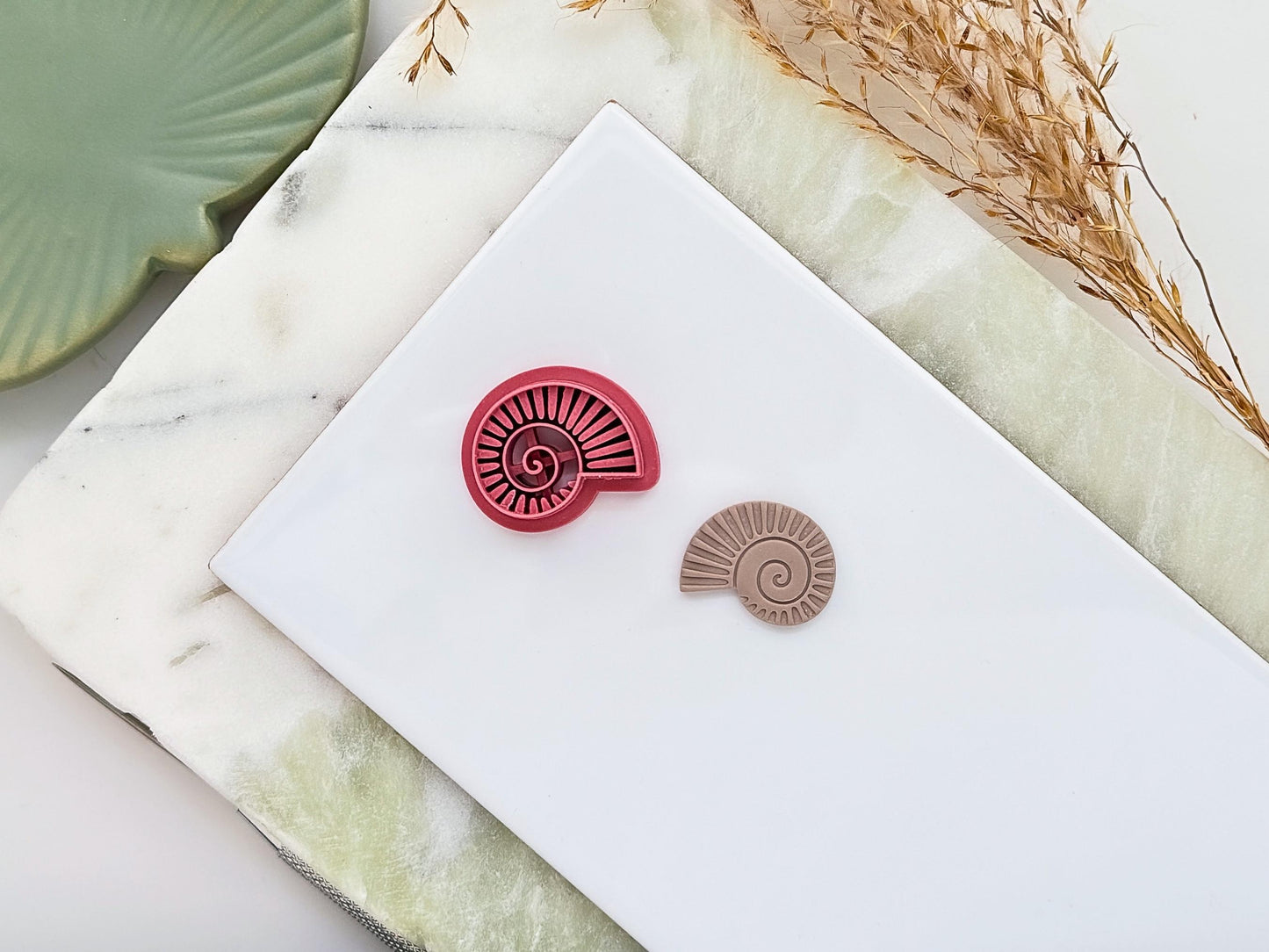 Circular Fossil Shell Clay Cutter-New In - Cutters, Tools