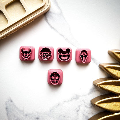 Halloween Mask Cutters for Polymer Clay