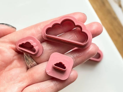 Cloud clay cutters in hand