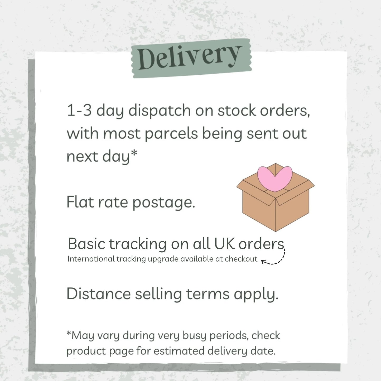 Fabled cutter delivery info