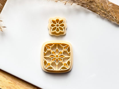 Square Clay Earring Cutter Set-Earring Cutter Sets