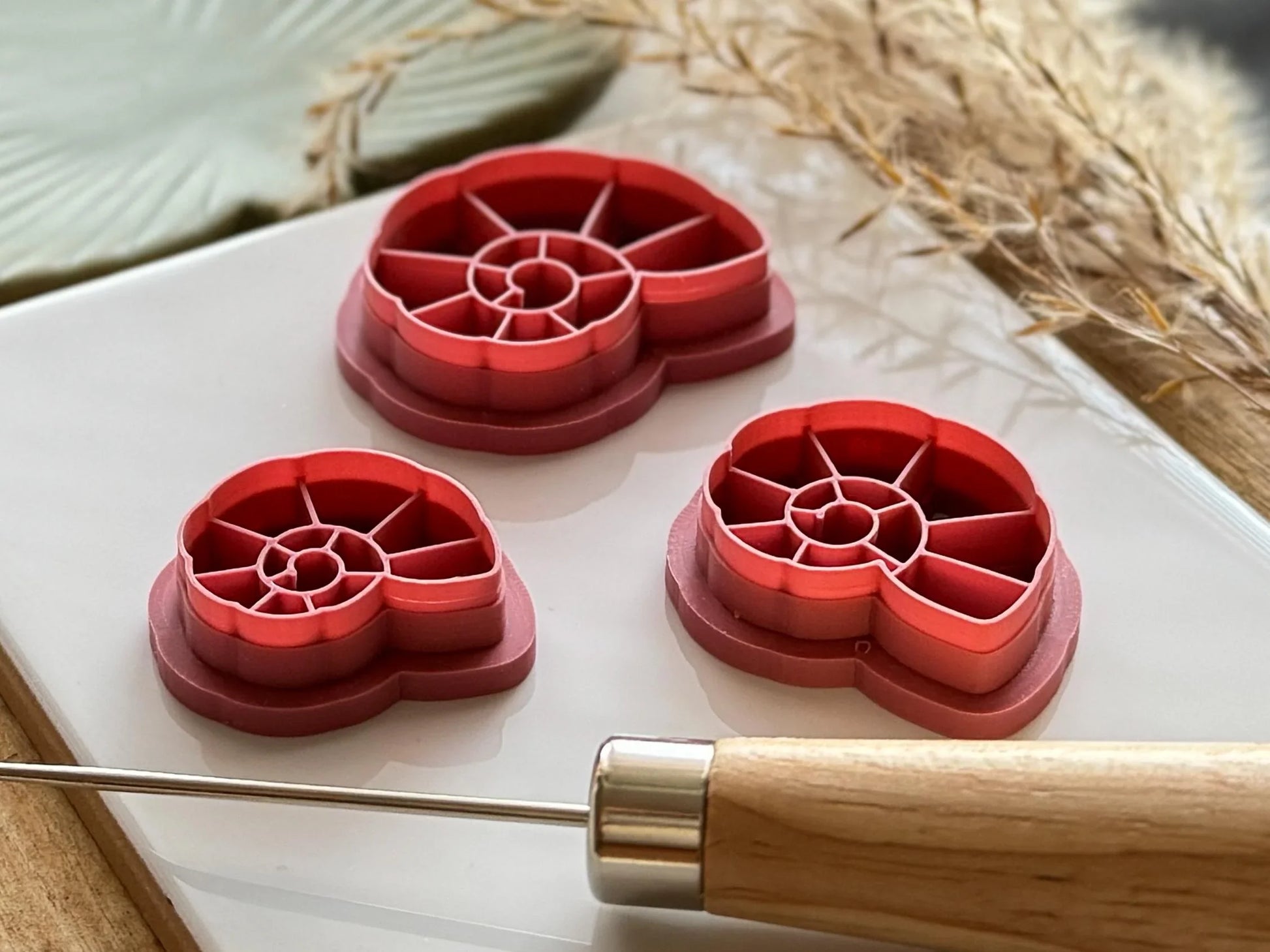 Spiral Seashell Clay Cutter, Sea snail shell shaped cutter for polymer clay, silver clay and more, 5 sizes available, made in the UK!-Summer Cutters