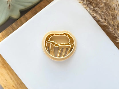 Coconut Clay Cutter, detailed half coconut shaped cutter for clay, 5 sizes to chose from, Made in the UK-Summer Cutters
