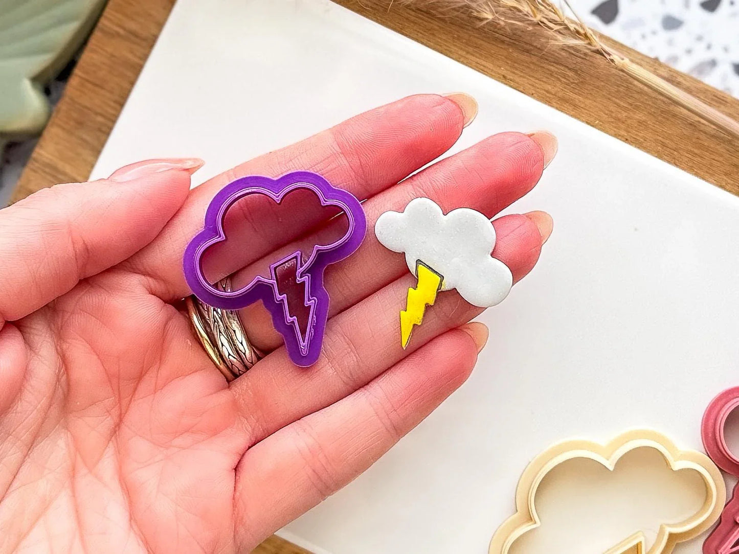 Thunder Cloud Polymer Clay Cutter-Celestial Cutters