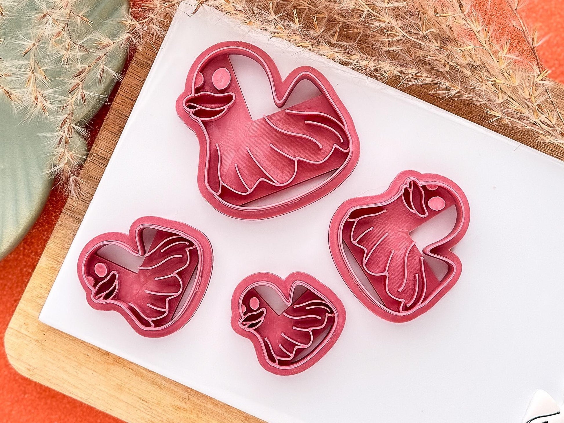 Ghost Duck Clay Cutter, cute Halloween cutter for polymer and silver clay, made in the UK-Gothic / Alt Cutters