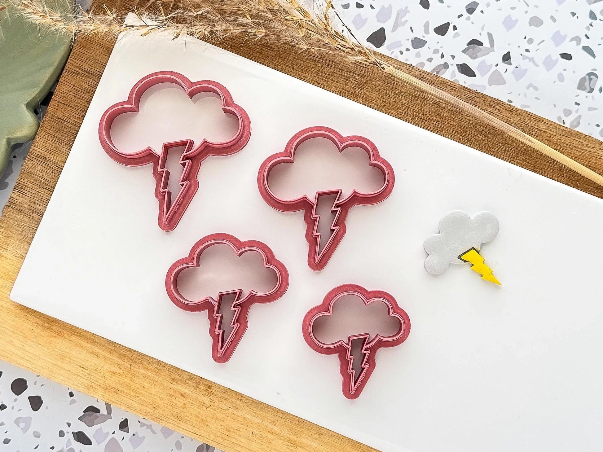 Thunder Cloud Polymer Clay Cutter-Celestial Cutters