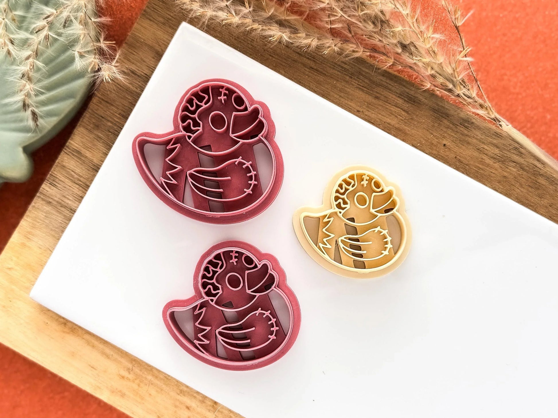 Zombie Duck Clay Cutter, Halloween spooky duck cutter for polymer and silver clay, Made in the UK-Gothic / Alt Cutters