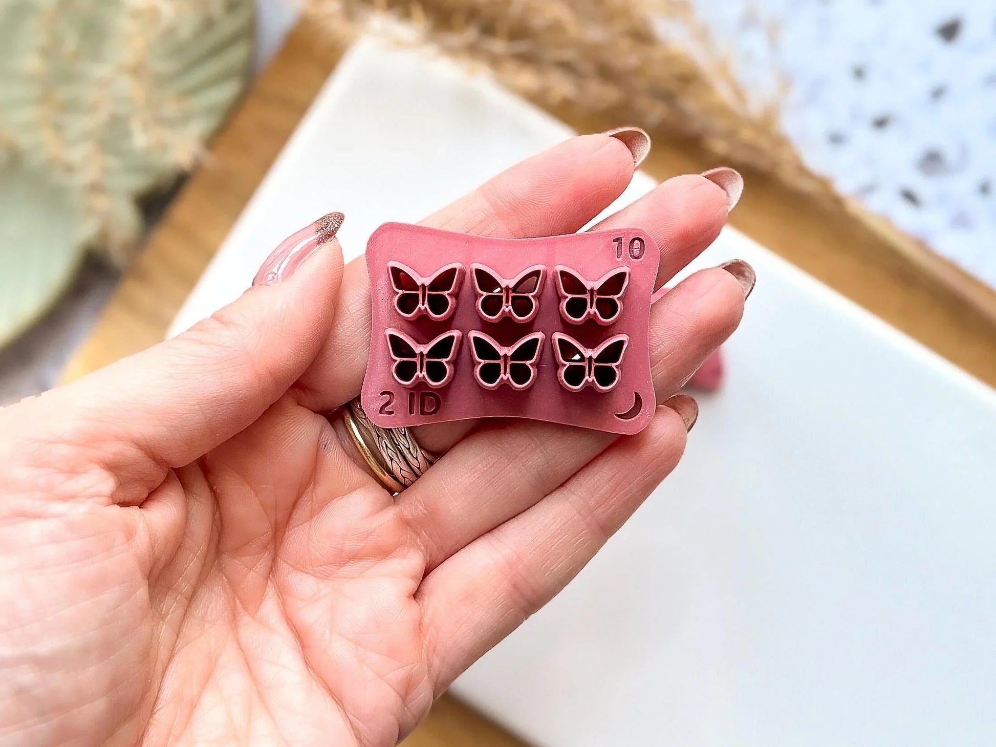 Micro Butterfly Clay Cutter, set of 6 miniature cutters or single cutter measuring 1cm with an imprint depth of 2mm-Micro Clay Cutters