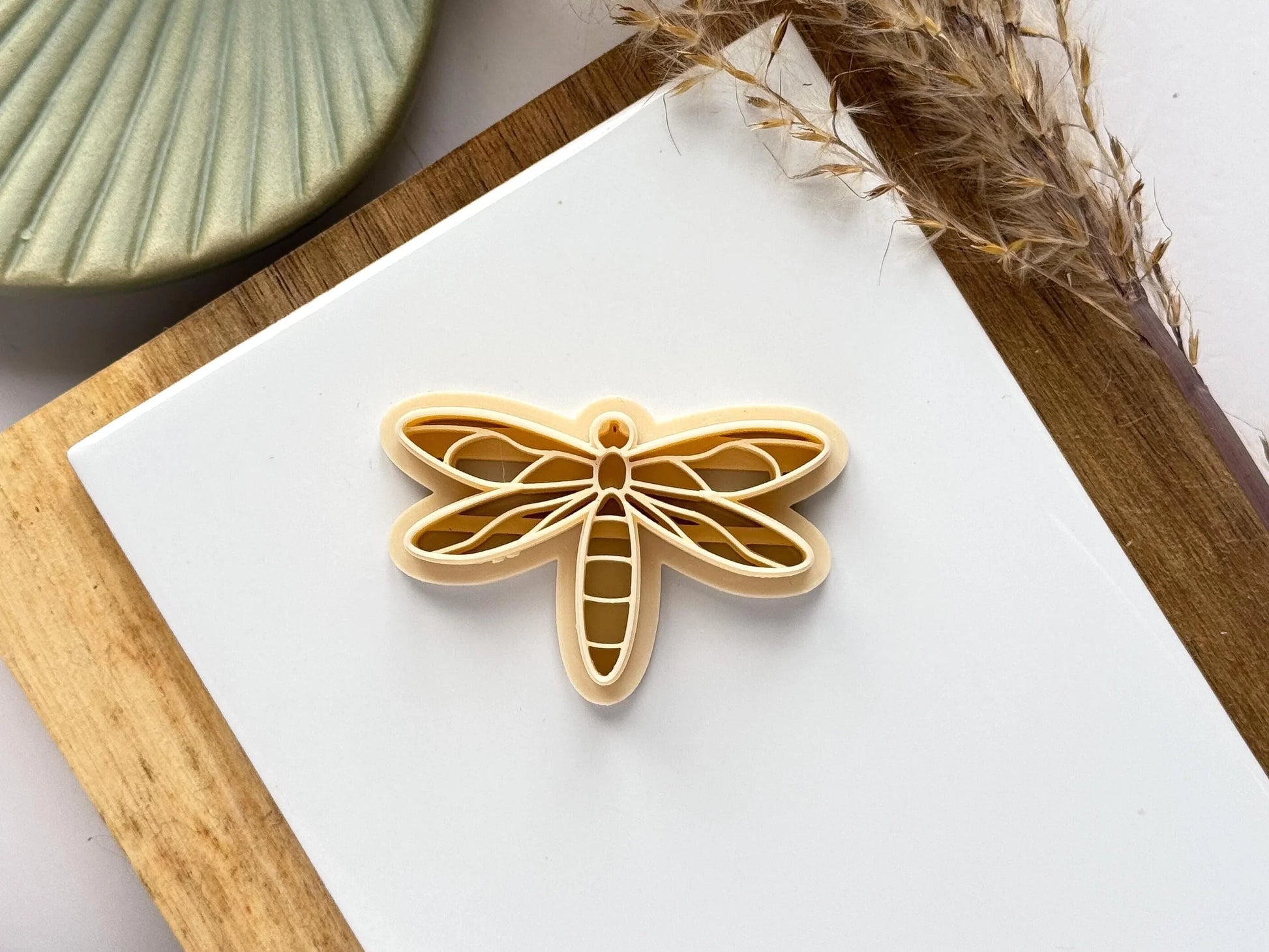 Dragonfly Polymer Clay Cutter, detailed clay cutter for use with silver clay and polymer clay. UK made-Animal & Nature Cutters