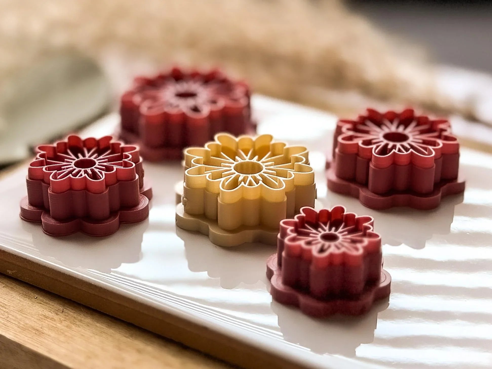 Daisy Flower Clay Cutter, detailed cutter for polymer clay and silver clay crafts, UK made-Floral Clay Cutters
