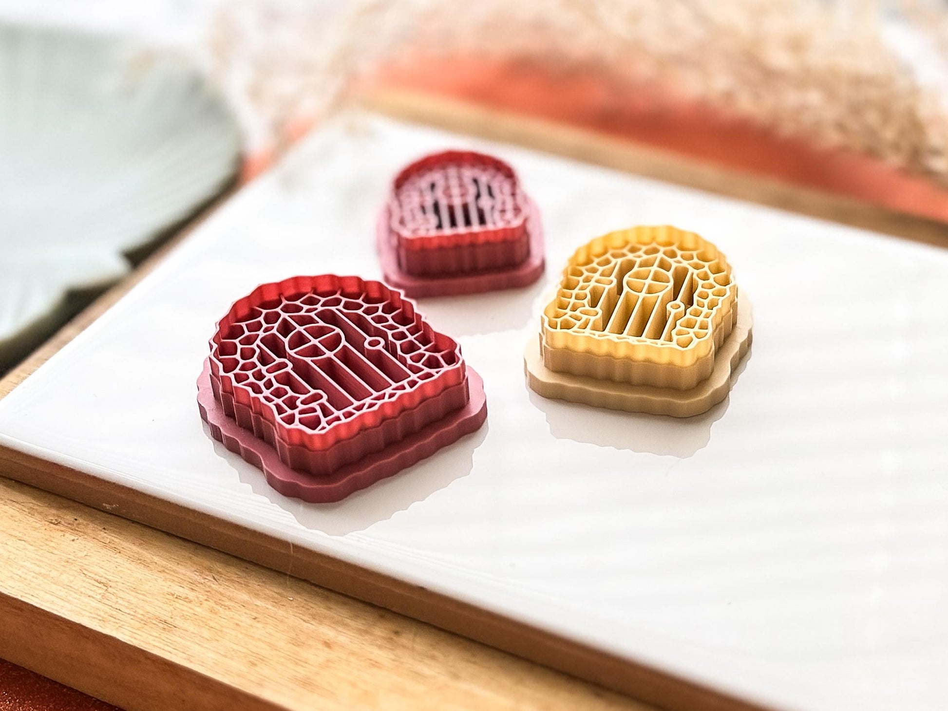 Fairy Door Clay Cutter Cobblestone, Cottagecore cutters for use with polymer clay and silver clay, 5 sizes available, UK made-Celestial Clay Cutters